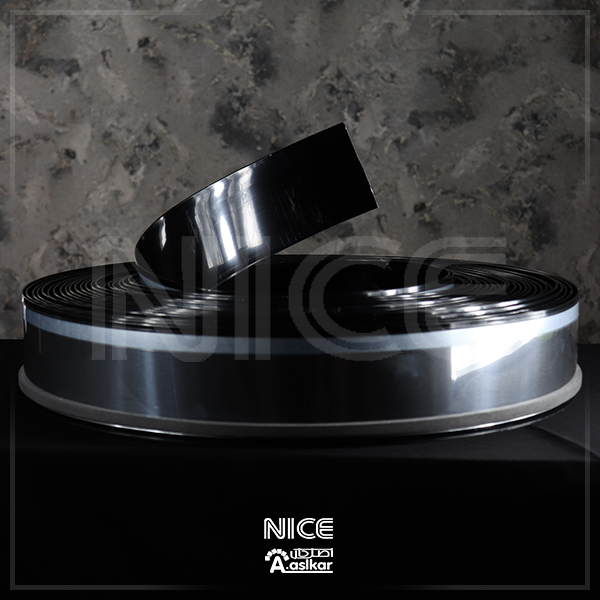 چلنیوم مشکی آینه ای ساده 7سانت NICE