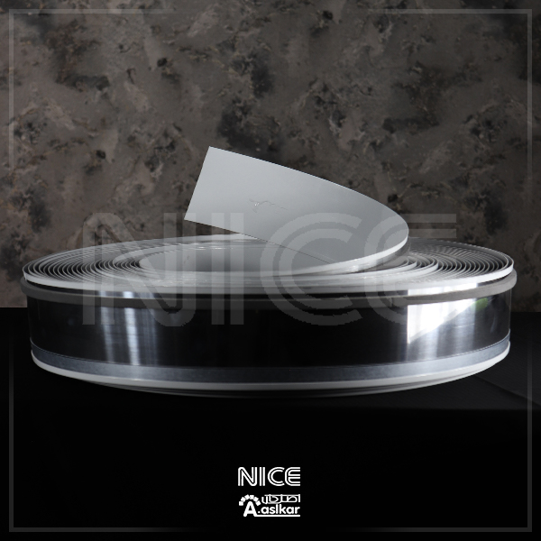 چلنیوم سفید آینه ای ساده 9 سانت NICE