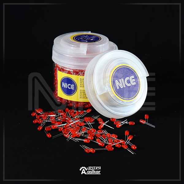 ال ای دی اوال قرمز برند نایس