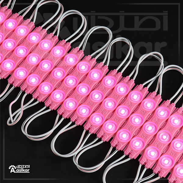 SMDبلوکی لنزدار صورتی جم