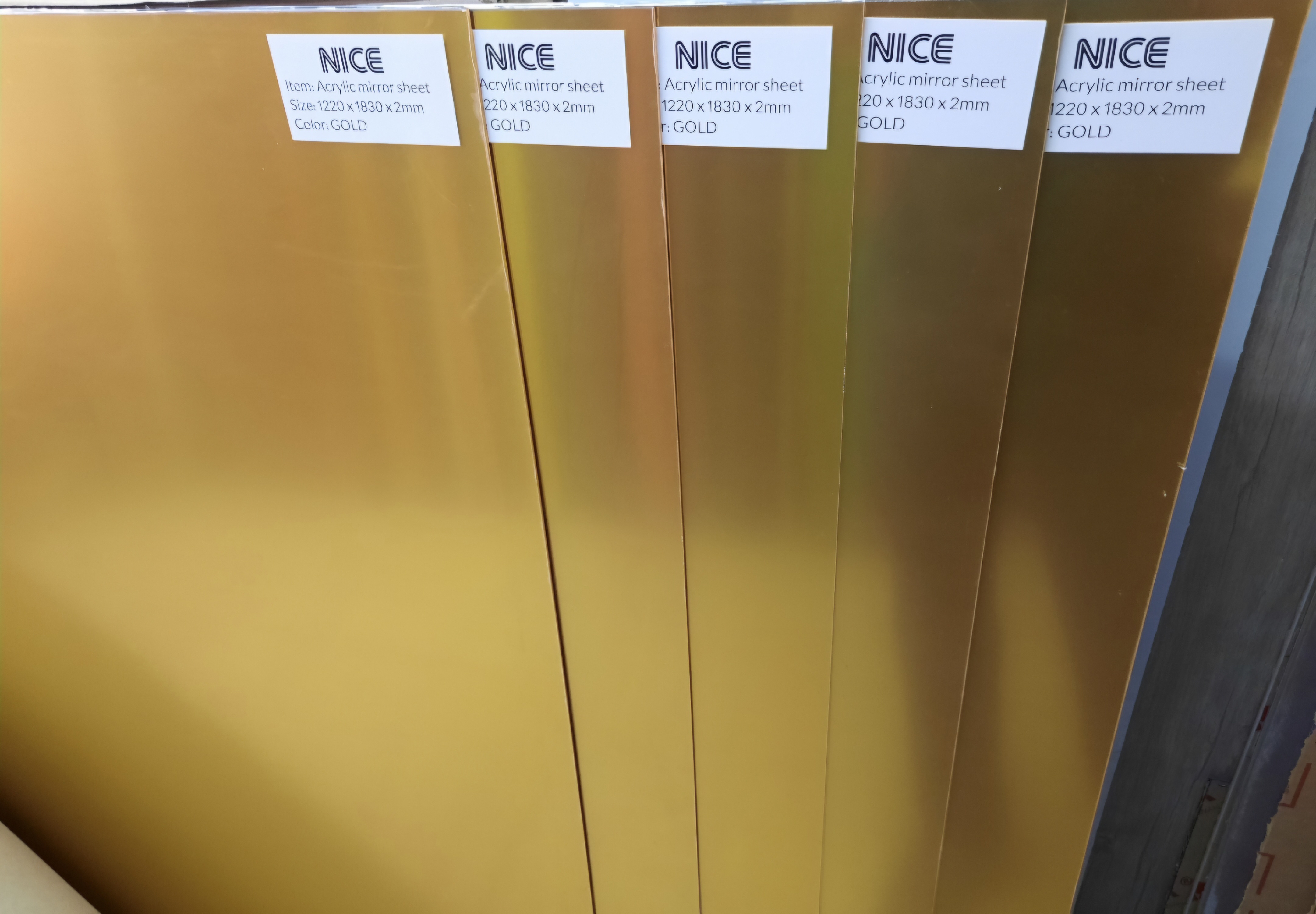 ورق پلکسی آینه ای 2میل چینی-برندNICE