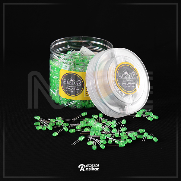 ال ای دی اوال سبز برند مرداس